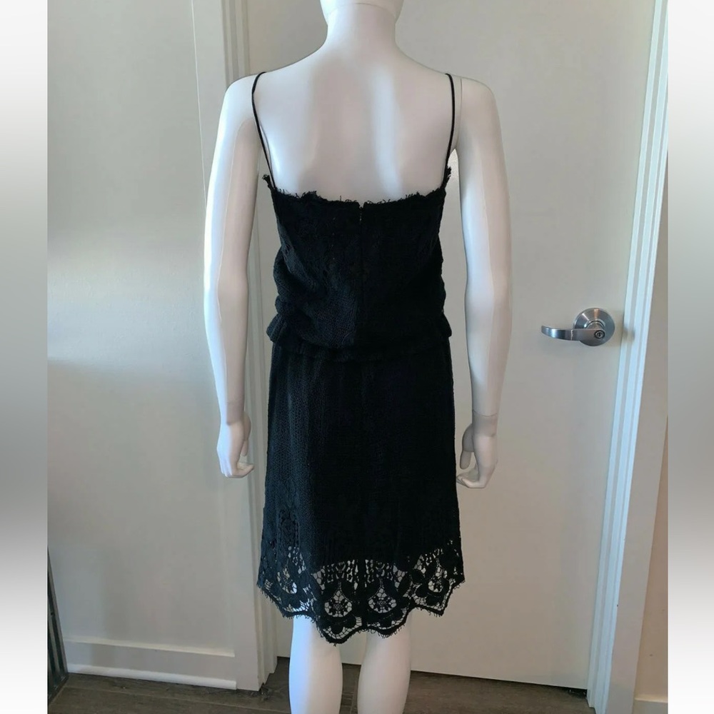 MIGUELINA Anthropologie Intermix *Stella* black lace classic boho dress S - Picture 4 of 5